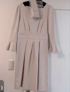 ピンク フレアスリーブ ワンピース サイズ2