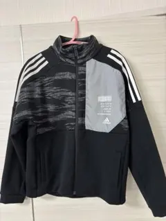 adidas ジャージ　ブラック/グレー
