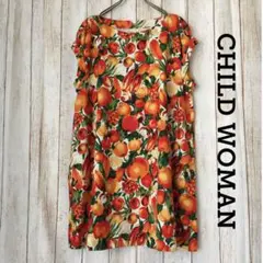 《未使用》CHILD WOMAN フルーツ柄ワンピース