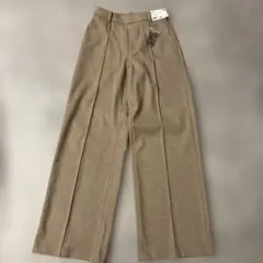 【 UNIQLO 】 ブラッシュドジャージーワイドパンツ☆M☆ベージュ