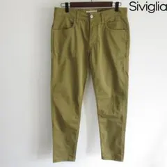未使用 SIVIGLIA ストレッチ ジーンズ パンツ イエローカーキ W31のサムネイル