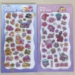 ま*む様 カービィー プチドロップシール2種類セット