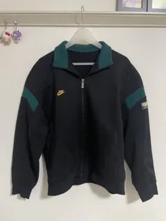 NIKE トラックジャケット ブラック グリーンのサムネイル