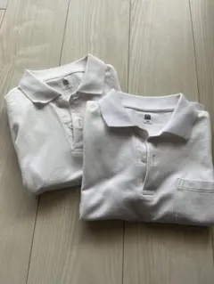 UNIQLO KIDS ポロシャツ 120サイズ ホワイト 2枚セット