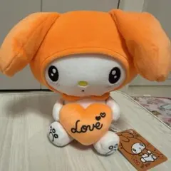 マイメロ ポップなカラフルずきん ぬいぐるみ グリーン 緑 サンリオ
