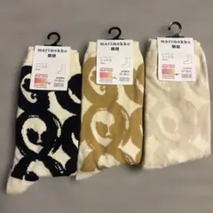 marimekkoヒートテック ソックス 23-25 UNIQLO
