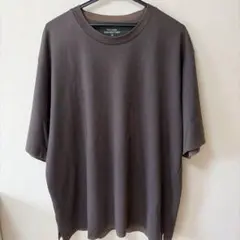 GU ドライポンチクルーネックＴ5分袖チャコルグレー XL