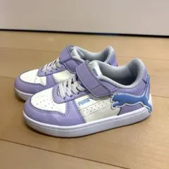 PUMA キッズスニーカー パープル ホワイト 17cmのサムネイル