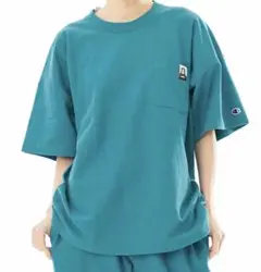 エックスガール✖️チャンピオン　ブルー　Tシャツ　新品未使用　値下げ不可