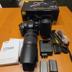 Nikon D7500 レンズ2本 ショット数少 - メルカリ
