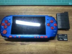 SONY PSP -3000本体 青と赤 4GBメモリースティック付き