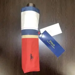 【未使用タグ付】ポロ ラルフ ローレン 大判 晴雨兼用傘 ポロ 晴雨兼用 傘 折りたたみ レース｜ポロ ラルフ ローレン