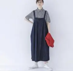 極美品 スースースーコンフォート スタンドカラーベーシックデニム