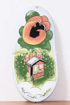 5691 Muistan sinua　陶板　ヘルヤ　リウッコ　ウォールプレート