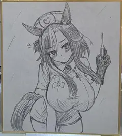 ウマ娘 アドマイヤグルーヴ 色紙