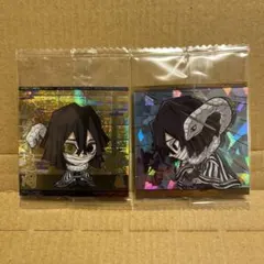 鬼滅の刃　ウエハース　シール　蛇柱　2枚