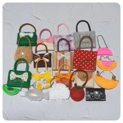 ハンドメイド　ミニチュアバッグ　リカちゃん　アイシードール等用　小物アイテム