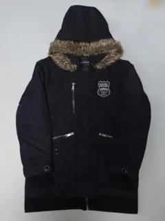 黒　ファー付きジャケット エアウォーク　150cm