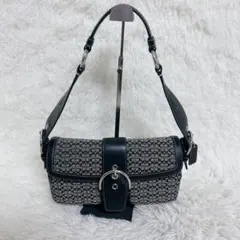 【美品】COACH コーチ ソーホー シグネチャー ショルダーバッグ 1463