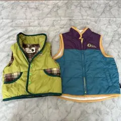 キッズ　ベスト 2枚セット100cm.110cm