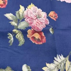 110.ガーデン・ポピーズ柄♡Pink＆Blue LIBERTY生地 - メルカリ