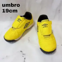 19cm アンブロ umbro トレーニングシューズ フットサル イエロー