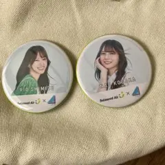 日向坂46缶バッジ２つ