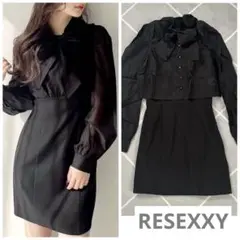 RESEXXY❤️シアーシャツセットミニワンピース