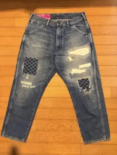 UNITED ARROWS & SONS 刺し子リペア加工デニム　Lサイズのサムネイル