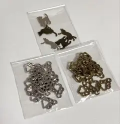 猫ちゃん　チャーム　パーツ　セット