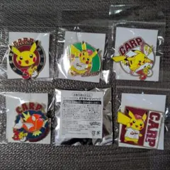 広島カープ ポケモン 30th ピンバッジ 5個セット ピカチュウ 未開封