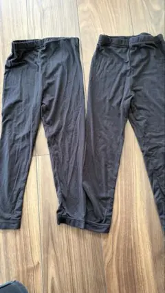 ヒートテック　パンツ　100 ２本セット　双子