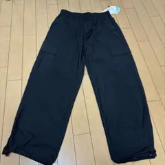 新品SHOO-LA-RUE ひんやりカーゴパンツ　ブラックのサムネイル
