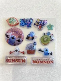 【正規品】　エンジェルブルー　パペットスンスン　まとめ売りシール⑨