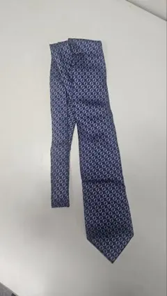 GUCCI ネイビー シルク ネクタイ