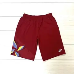 激レアYONEX バドミントン中国代表ユニフォーム ハーフパンツ レッドM