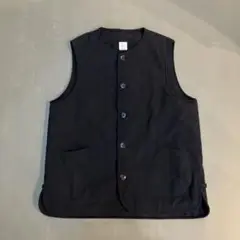 ARAN VEST ネイビー ZABOU