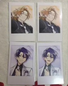 にじさんじ　チェキ風ブロマイド　伏見ガク　剣持刀也