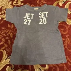 デニムダンガリー グレー Tシャツ S-MEDIUM