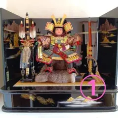 狭山清玉作 子供大将11号 五月人形 武者人形 鎧兜 毛皮付 - メルカリ