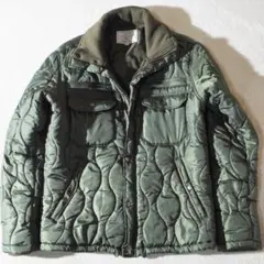 アヴィレックス AVIREX キルティングジャケット カーキ Lサイズ 軽量