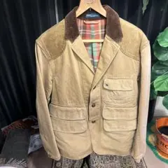 Polo Ralph Lauren レザー切替ハンティングジャケット