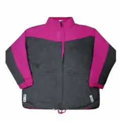 adidas マウンテンパーカー ピンク/グレー F40