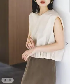 【洗える】エステルツイルショートレングスブラウス