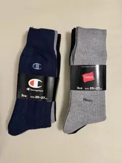 新品未使用　チャンピオン　ヘインズ　メンズ　靴下のサムネイル