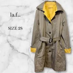 ✨美品✨ラエフ トレンチコート ステンカラー リバーシブル ベルト付き 綺麗め