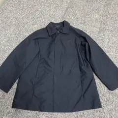 美品　ファミリア撥水加工トレンチオーバーコート　120ネイビーお受験通学　男の子