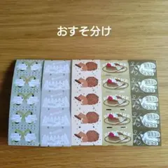 おすそわけ♪　ivy snow　ラベラーシール　5種類