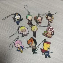 ワンピース　ラバーストラップ　10点まとめ売り