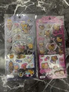 サンリオ 日焼けキティ ドロップジュエリーシール 2枚セット